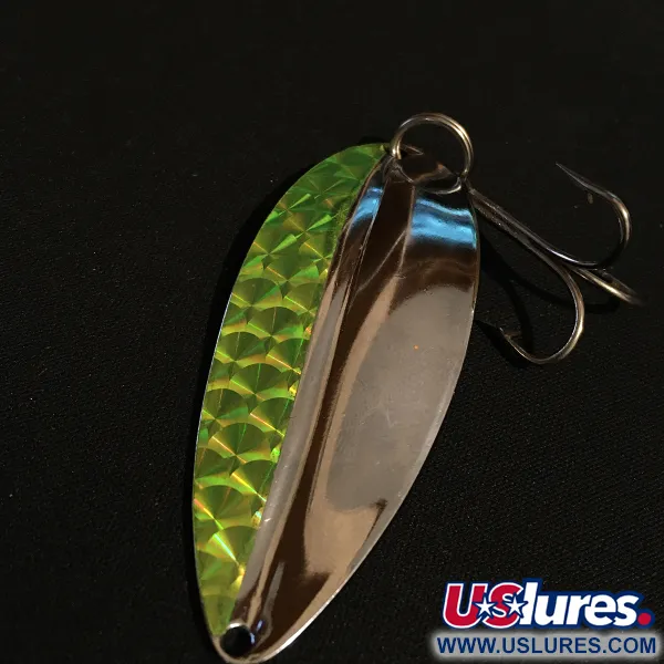 TODDCO Main liner UV (świeci w ultrafiolecie), nikiel/zielony UV, 21 g błystka wahadłowa #17843