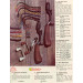 Cotton Cordell Banana Head Tattle-Tail Jig + Tattle-Tail Worm (starodawna, z lat 1970-tych), czarny, 14 g  #11260