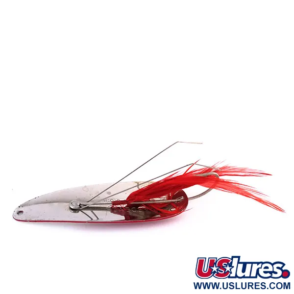 Eppinger Błystka antyzaczepowa Dardevle, czerwony/biały/nikiel, 28 g błystka wahadłowa #10017