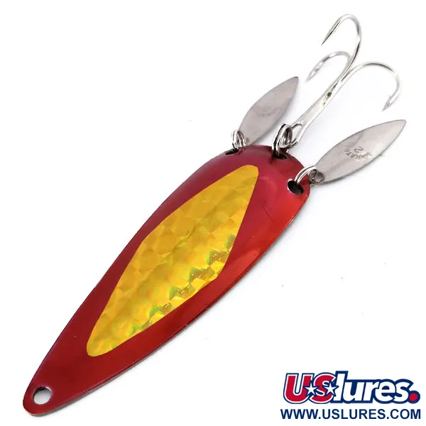  Marathon ze skrzydełkami, czerwony/złoty/nikiel, 17 g błystka wahadłowa #10034