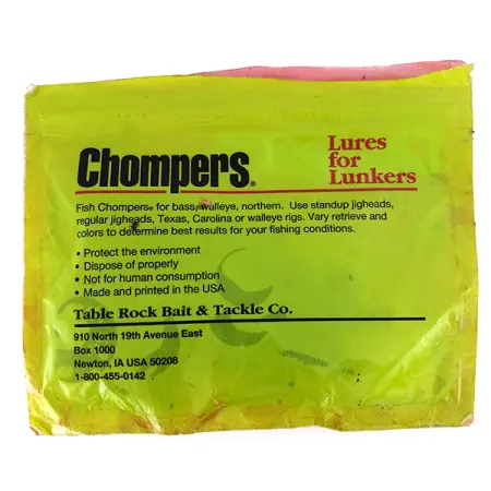 Chompers Single Tail Grub, 13 szt., Pieprz #10067