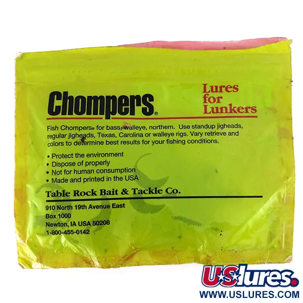 Chompers Single Tail Grub, 13 szt., Pieprz #10067