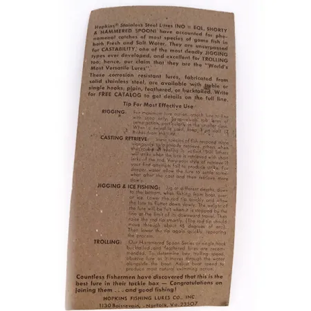 Hopkins Shorty 75, młotkowany nikiel, 21 g błystka wahadłowa #10069