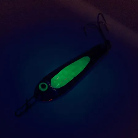 Bass Pro Shops, nikiel/zielony, 25 g błystka wahadłowa #10113