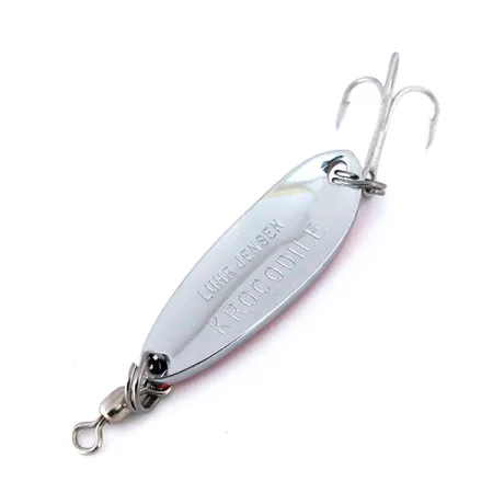 Luhr Jensen Krocodile, nikiel/pomarańczowy, 9 g błystka wahadłowa #10125