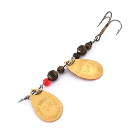 Thomas Double Spinn, złoty/czerwony, 5 g błystka obrotowa #10133