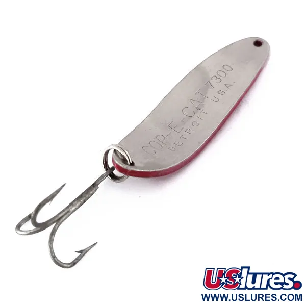 Eppinger Dardevle Cop-E-Cat 7400, czerwony/biały/nikiel, 14 g błystka wahadłowa #10167