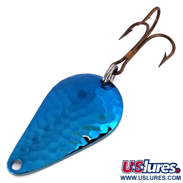  Acme Stee-Lee, młotkowany nikiel/niebieski, 14 g błystka wahadłowa #10078