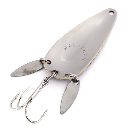 Marathon ze skrzydełkami, burgund/nikiel, 12 g błystka wahadłowa #10185