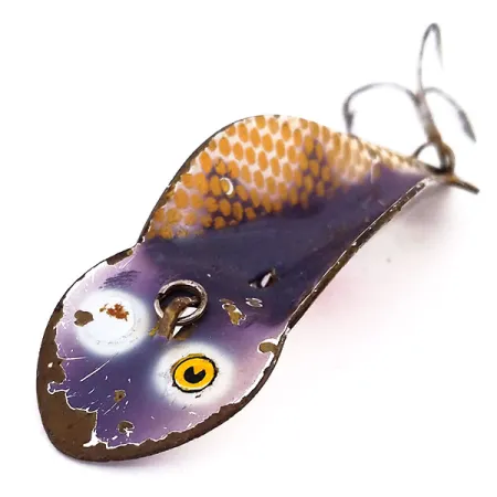 Buck Perry Spoonplug, brązowy/złoty/czerwony, 10 g błystka wahadłowa #10200