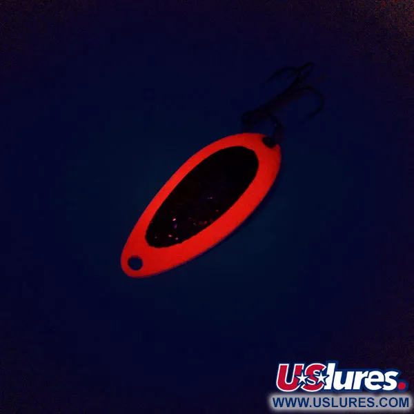 Eppinger Dardevle Devle-Dog 5200 UV (świeci w ultrafiolecie), neon czerwony/nikiel/czerwony brokat, 7 g błystka wahadłowa #10212