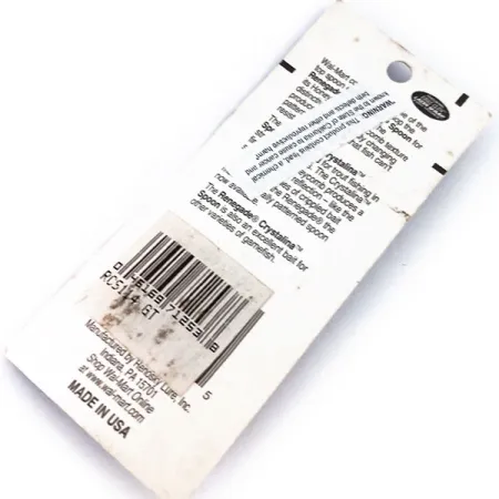 Renegade Crystalina Spoon, młotkowany złoty/pomarańczowy, 11 g błystka wahadłowa #10239