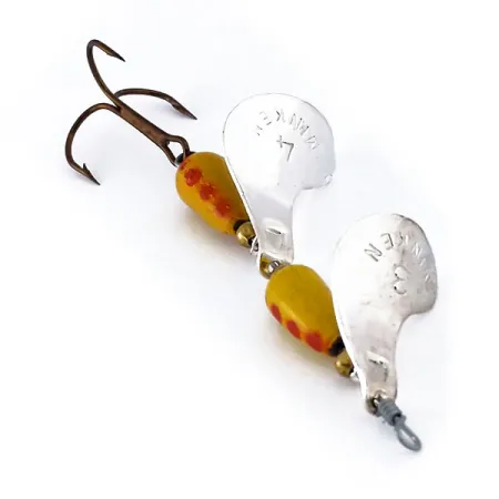 Panther Martin Minken Tandem, nikiel/żółty/czerwony, 14 g błystka obrotowa #10868