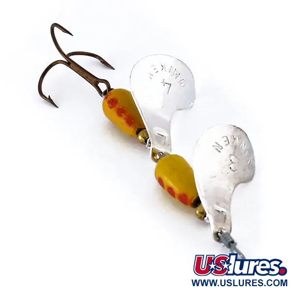  Panther Martin Minken Tandem, nikiel/żółty/czerwony, 14 g błystka obrotowa #10261