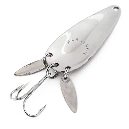 Marathon ze skrzydełkami, czerwony/nikiel, 12 g błystka wahadłowa #10363