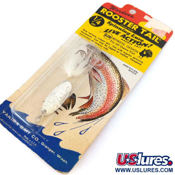 Yakima Bait Worden’s Original Rooster Tail 4, srebro, 7 g błystka obrotowa #10379