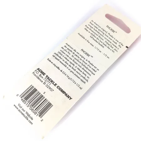 Acme Phoebe, nikiel, 3,5 g błystka wahadłowa #10384