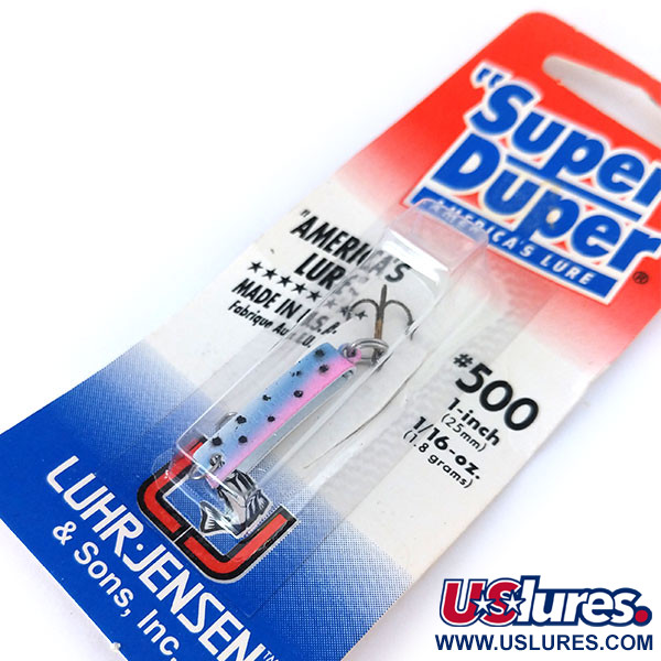 Luhr Jensen Super-Duper 500, tęcza, 1,4 g błystka wahadłowa #10385