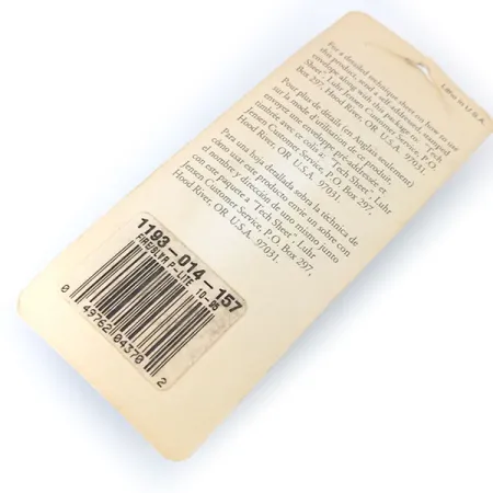 Luhr Jensen Hus-lure, pomarańczowy/hologram, 7 g błystka wahadłowa #10386