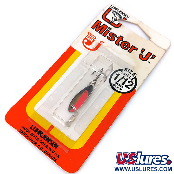  Luhr Jensen Mister J​, brąz/czerwony, 2,5 g błystka wahadłowa #10387