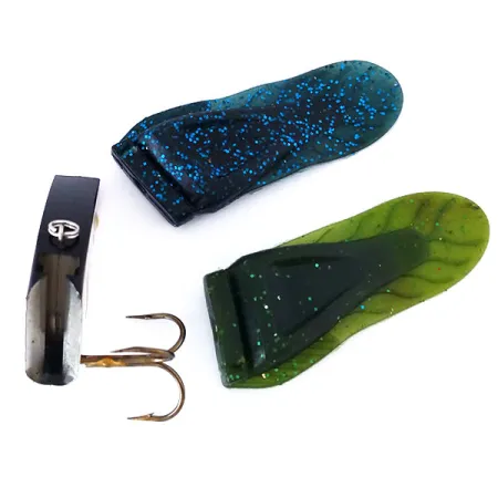 Berkley PowerBait Power Rattle,  z wymiennym ogonem, lustro srebrno/niebiesko/zielone, 19 g wobler #10411