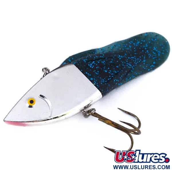 Berkley PowerBait Power Rattle,  z wymiennym ogonem, lustro srebrno/niebiesko/zielone, 19 g wobler #10411