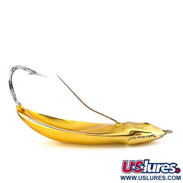  Błystka antyzaczepowa Rapala Minnow Spoon, złoto, 15 g błystka wahadłowa #10412