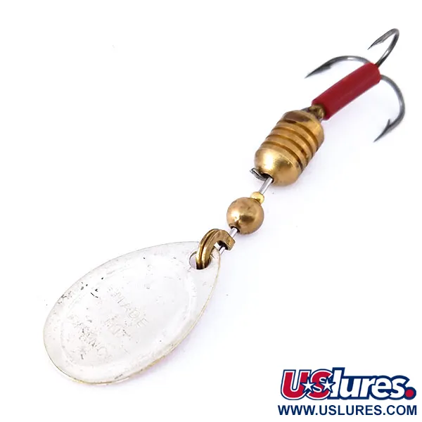  Mepps Aglia 1, srebrny/czerwony/biały, 3,5 g błystka obrotowa #10436