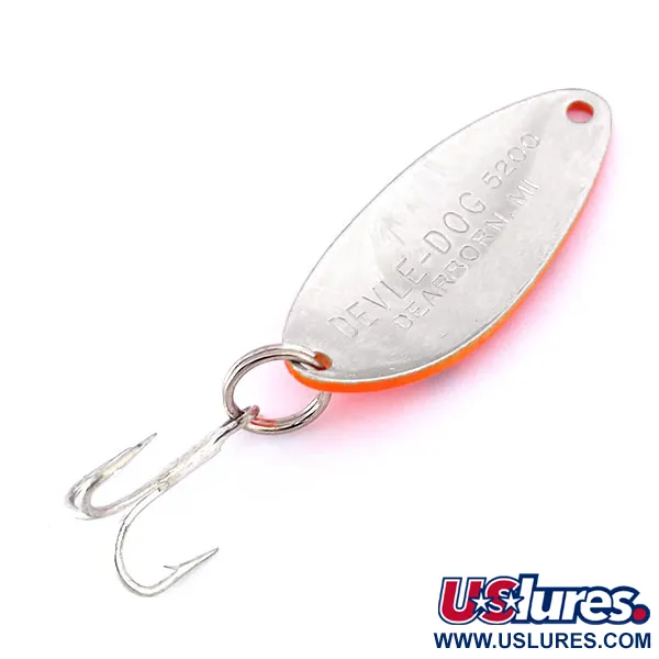 Eppinger Dardevle Devle-Dog 5200 UV (świeci w ultrafiolecie), czerwony/czarny/nikiel, 7 g błystka wahadłowa #10448