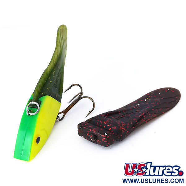  Berkley PowerBait Power Rattle,  z wymiennym ogonem, Chartreuse/zielony/czerwony, 14 g wobler #10454