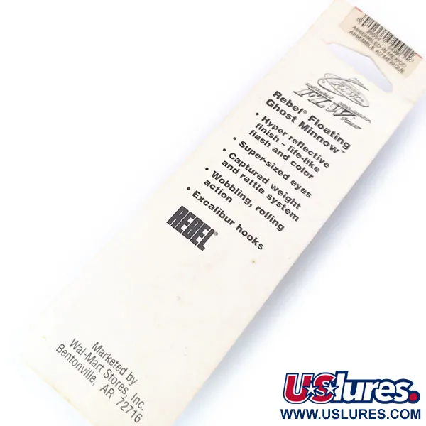 Rebel Excalibur Ghost Minnow, tęcza, 7 g wobler #10532