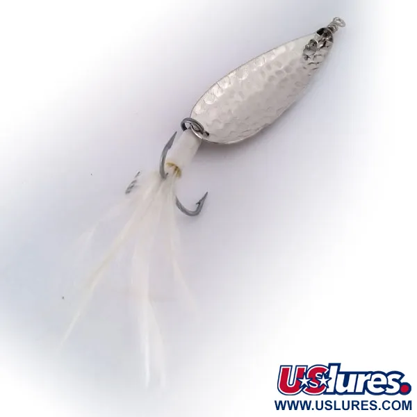  Panther Martin Svizzero Martellato con penna, młotkowany nikiel, 5,5 g błystka wahadłowa #12240