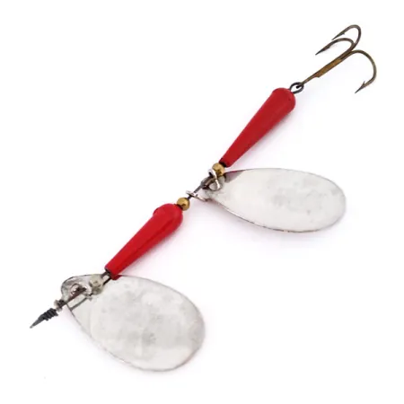 Panther Martin Simplex Tandem, nikiel/czerwony, 14 g błystka obrotowa #10546