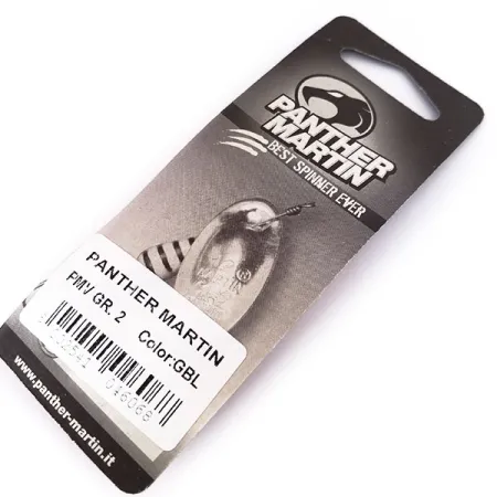 Panther Martin 2​ Con Punti, złoty/niebieski, 2,5 g błystka obrotowa #10550