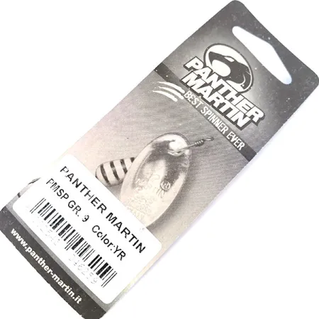 Panther Martin 9 Con Punti, czerwony/żółty, 11 g błystka obrotowa #10553