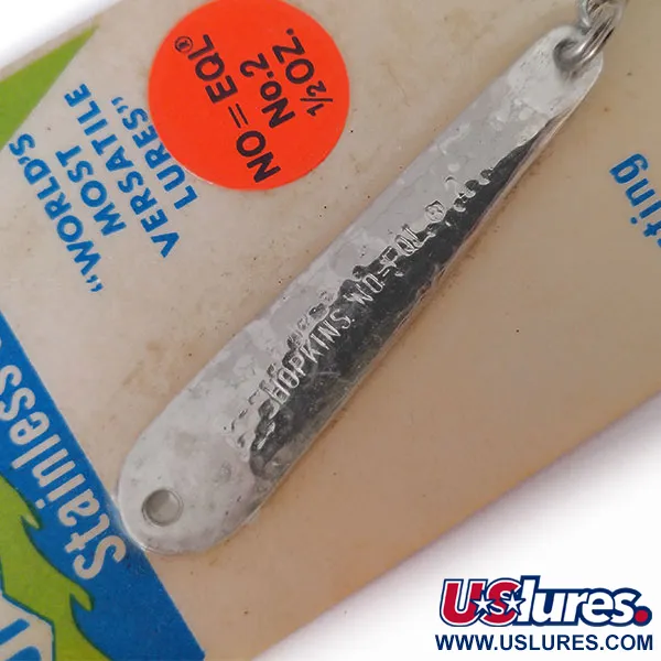  Hopkins No=Eql, pilker, młotkowany nikiel, 14 g błystka wahadłowa #10577