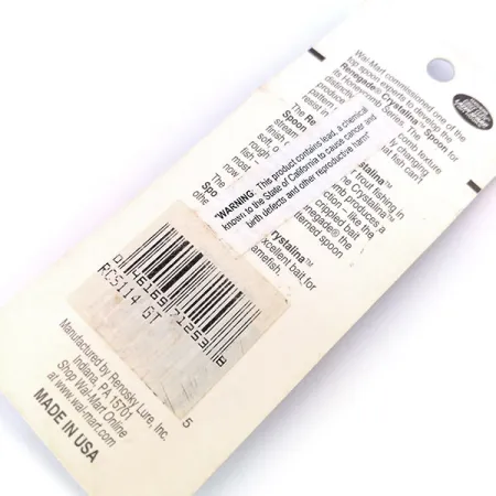 Renegade Crystalina Spoon, złota Rybka, 11 g błystka wahadłowa #10579