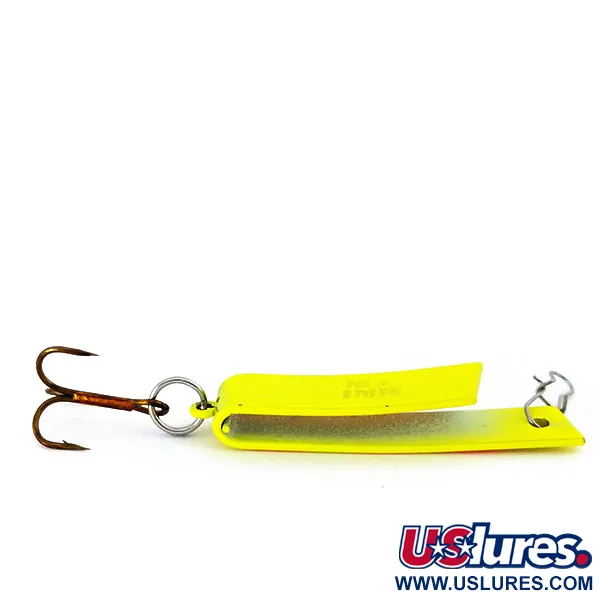 South Bend Super-Duper 503 UV (świeci w ultrafiolecie), żółty/czerwony, 4,3 g błystka wahadłowa #10602