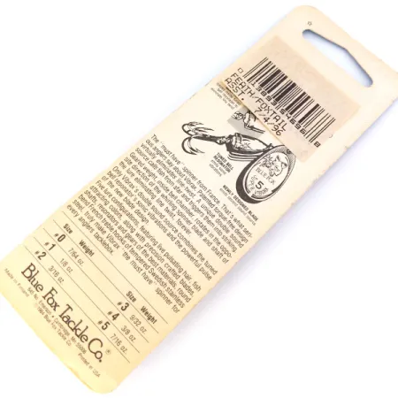 Blue Fox Super Vibrax 2 Foxtail, srebro, 6 g błystka obrotowa #10662