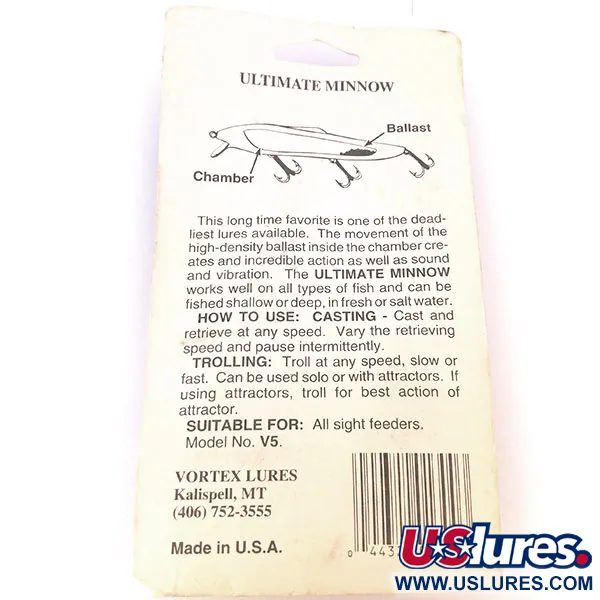 Vortex Lures Ultimate Minnow, Fire Tiger (Ognisty Tygrys) wobler #10666