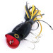  Fred Arbogast Hula Popper, czarny/czerwony, 10 g wobler #10687