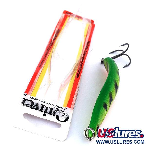  Luhr Jensen Quiver, Fire Tiger (Ognisty Tygrys), 39 g błystka wahadłowa #10694