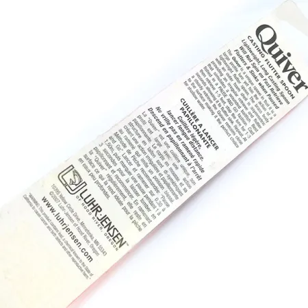 Luhr Jensen Quiver, Fire Tiger (Ognisty Tygrys), 39 g błystka wahadłowa #10694