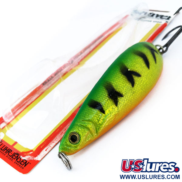  Luhr Jensen Quiver, Fire Tiger (Ognisty Tygrys), 39 g błystka wahadłowa #10694