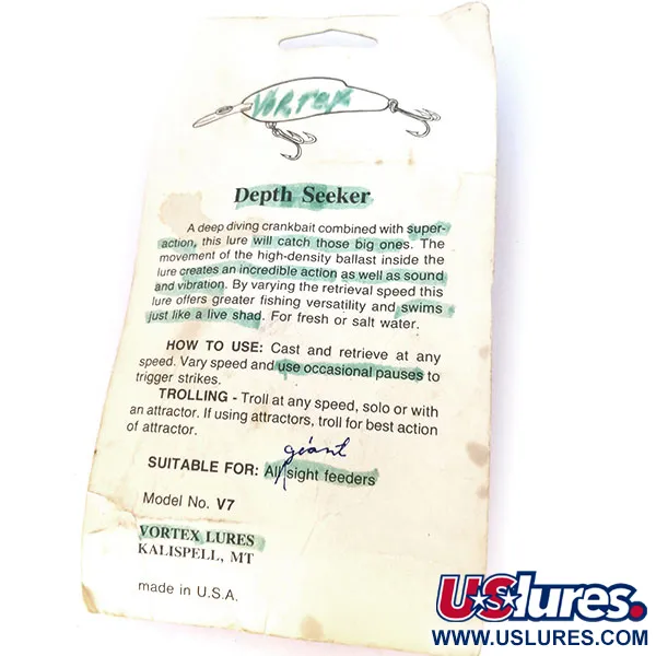 Vortex Lures Depth Seeker, Czerwony Tygrys, 17 g wobler #10792