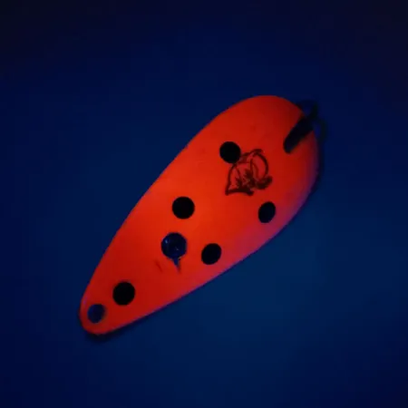 Eppinger Błystka antyzaczepowa Dardevle Spinnie UV (świeci w ultrafiolecie), czerwony/czarny/nikiel, 9 g błystka wahadłowa #10867