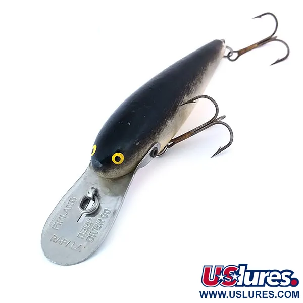 Rapala Deep Diver 90, z lat 1960-tych, S (srebrny), 14 g wobler #10942