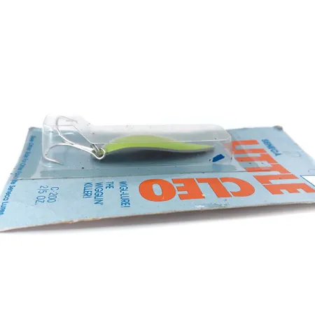 Seneca Little Cleo (Hula Girl, UV - świeci w ultrafiolecie), nikiel/zielony, 14 g błystka wahadłowa #10981