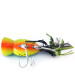  Fred Arbogast Hula Popper, Fire Tiger (Ognisty Tygrys), 14 g wobler #10993