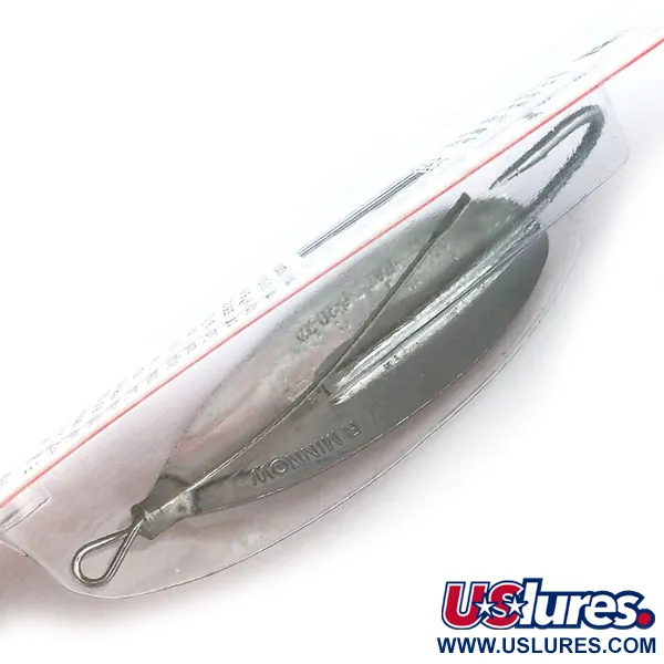  Błystka antyzaczepowa Johnson Silver Minnow, pomarańczowy/zielony/nikiel, 7 g błystka wahadłowa #11048